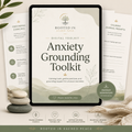 Anxiety Grounding Toolkit digital product image by Rooted In Sacred Peace